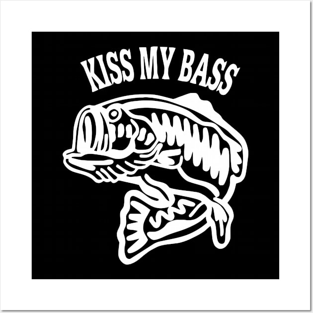 Kiss My Bass Wall Art by lombokwetan